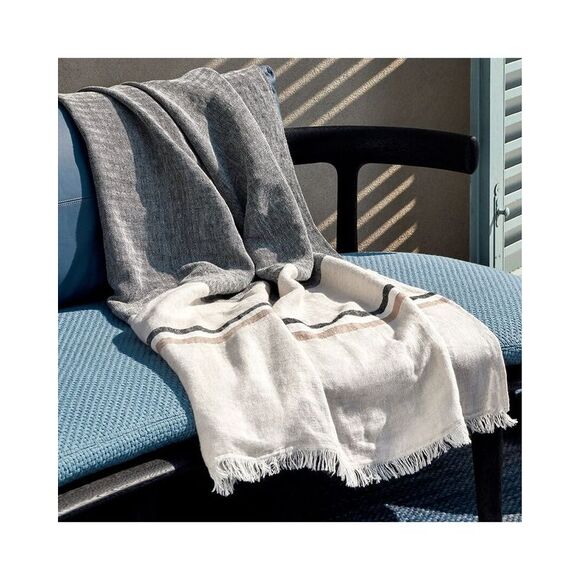 Boss Home Other - Boss Home Stripe Linen Throw